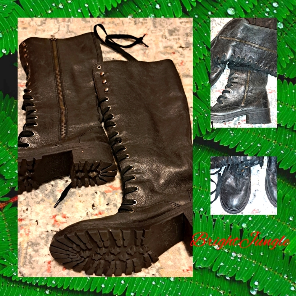 Women Combat boot by Nine west , size 7.5